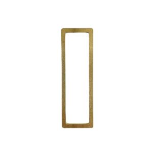 RETTANGOLO OTTONE 45X14MM SPESSORE 0.2MM