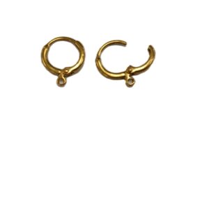 MONACHINA OTTONE 13MM A SCATTO CON ANELLINO