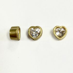 CASTONE CUORE TORNITO ZIRCONE MM.7