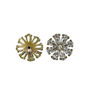 FIORELLINO ZIRCONE 8 PETALI MM11