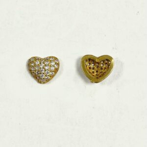 CUORIC. BOMBATO PAVE' ZIRCONI MM.10