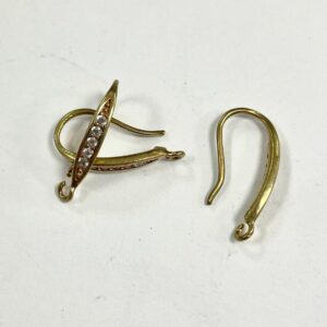 MONACHINA CON ZIRCONI IN OTTONE