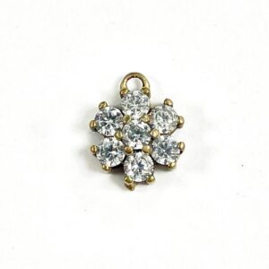 FIORELLINO ZIRCONI 7PIETRE CON ANELLINO MM.10