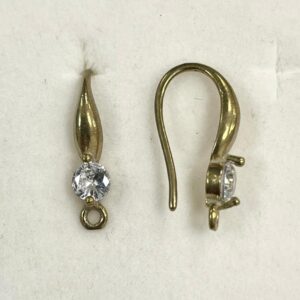 MONACHINA OTTONE CON PUNTO LUCE ZIRCONE