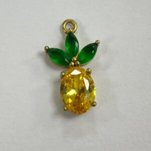 PENDENTE CON ZIRC. ANANAS MM.15X10