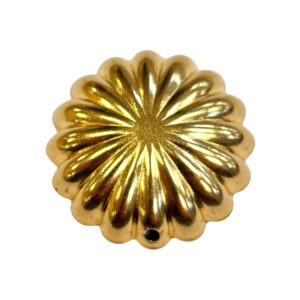 BOTTONE RIGATO BOMBATO 26MM