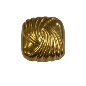 BOTTONE OTTONE 25X23,5MM RIGATO