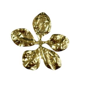 FIORE 5 PETALI MARTELLATO 35X30MM