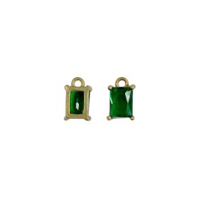 PART. OTT. ZIRCONE RETTANGOLO 8X5 EMERALD