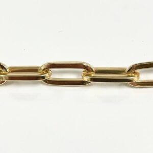 CATENA FORZATINA 250 FILO QUADRO ALLUMINIO OSSIDATA ORO