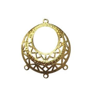 CREOLA IMBUTITA MM24 EST. 11 INT. CON 4 ANELLINI ORO FINE SERIE