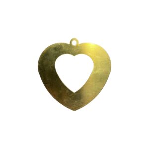MV CUORE SFORATO 50MM C/ANELLO FINE SERIE