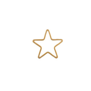 STELLA FILO QUADRO 17X22MM OTTONE
