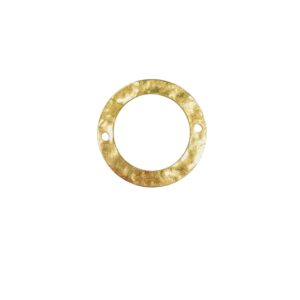 RANELLA OTTONE MARTELLATA EST.MM26 INT. 18MM CON 2 FORI