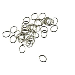ANELLINO APERTO OVALE INT.4X3MM FILO 06MM TITANIO FREE