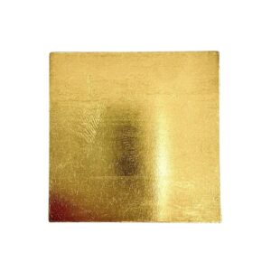 QUADRATO OTTONE LISCIO 40MM