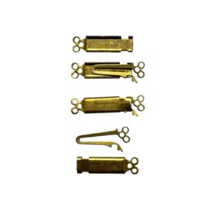 CHIUSURA A CASSETTA PER COLLANA A 3 FORI MM21X5.5