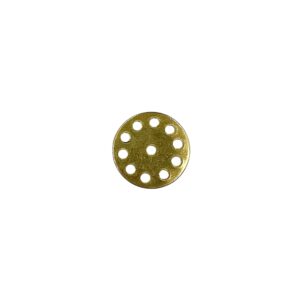 DISCO 12MM CON 10 FORI + FORO CENTRALE