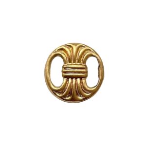 TONDO OTTONE IMBUTTITO MM16 CON ASOLE MM8X3 FINO ESAURIMENTO SCORTE