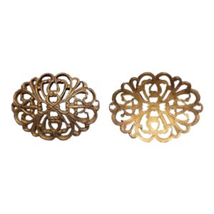 GUARNIZ.TRAFORATA OVALE IMBUT.33X25MM