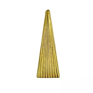 TRIANGOLO RIGATO OTTONE MM33X13 FINO ESAURIMENTO SCORTE
