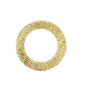 RONDELLA IN RETINA INT.MM25 EST.38MM OTTONE