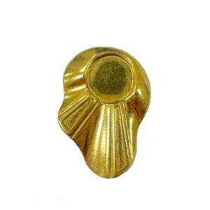 TRANCIATO FANTASIA OTTONE DESTRA CON INCAVO PER CABOCHON 10MM FINO ESAURIMENTO SCORTE