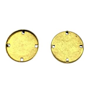 CASTONE CABOCHON MM20 CON FORI E GRIF POSTERIORI