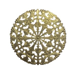 FILIGRANA TONDA OTTONE 90MM