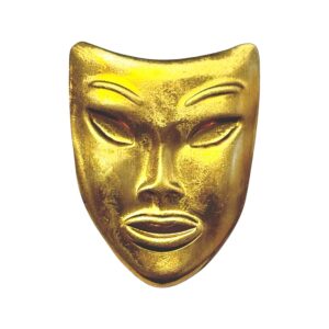 MASCHERA 35X25 OTTONE FINE SERIE