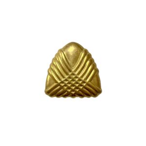 TRIANGOLO IMBUTTITO FANTASIA OTTONE MM28X28 FINO ESAURIMENTO SCORTE