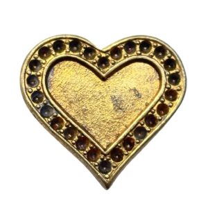 CUORE 19X22MM SP3 PORTA STRASS PP 9 FINE SERIE