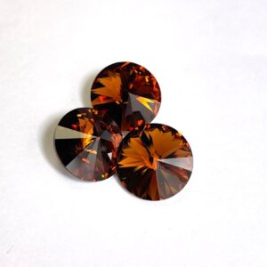 RIVOLO MM14 SMOKED TOPAZ SWAROVSKI