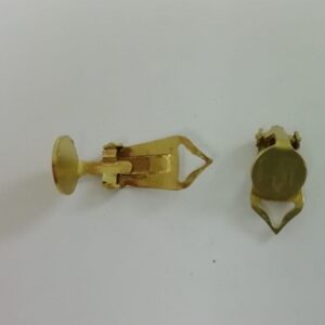 CLIPS PIATTA OTTONE