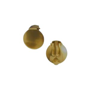 CLIPS CONCAVA OTTONE GREZZO