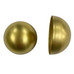 MEZZA SFERA OTTONE 28MM RETRO X CLIPS SAN1799