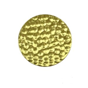 DISCO 34MM OTTONE MARTELLATO