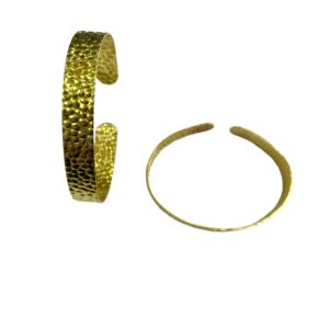 BRACCIALE MARTELLATO OTTONE MM10
