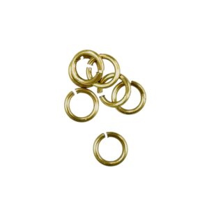 ANELLINO TONDO EST.5 MM FILO 1,2MM OTTONE