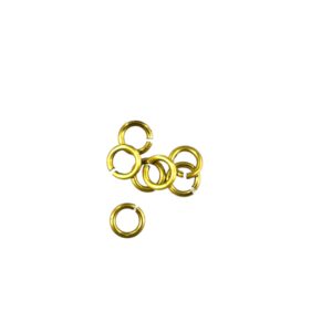 ANELLINO FILO1,2 EST.INT.4MM OTTONE