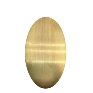 OVALE PIATTO 44X78 OTTONE