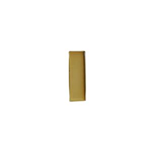 CASTONE RETTANGOLARE MM.7X23 OTTONE