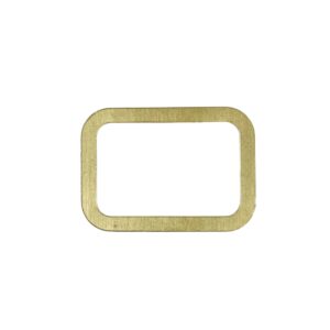 RETTANGOLO OTTONE EST.25X35MM INT.29X19MM