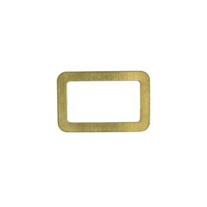 RETTANGOLO OTTONE EST. 18MMX28MM INT.13X23MM