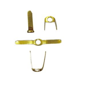 ALETTA PER PELLE OTTONE 4,5X12MM SP 0,40