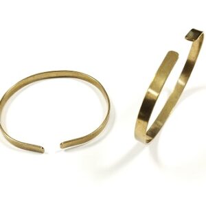 BRACCIALE OTTONE 5MM PIEGATO