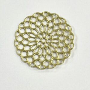 DISCO MM.25 TRAFORATO ROSONE OTTONE