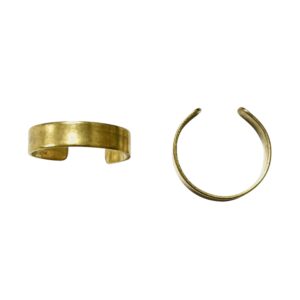 ANELLO FASCETTA OTTONE LARGA 5MM