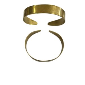 BRACCIALE PIEGATO OTTONE MM12
