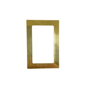 RETTANGOLO 30X45 SP. 0,6MM OTTONE